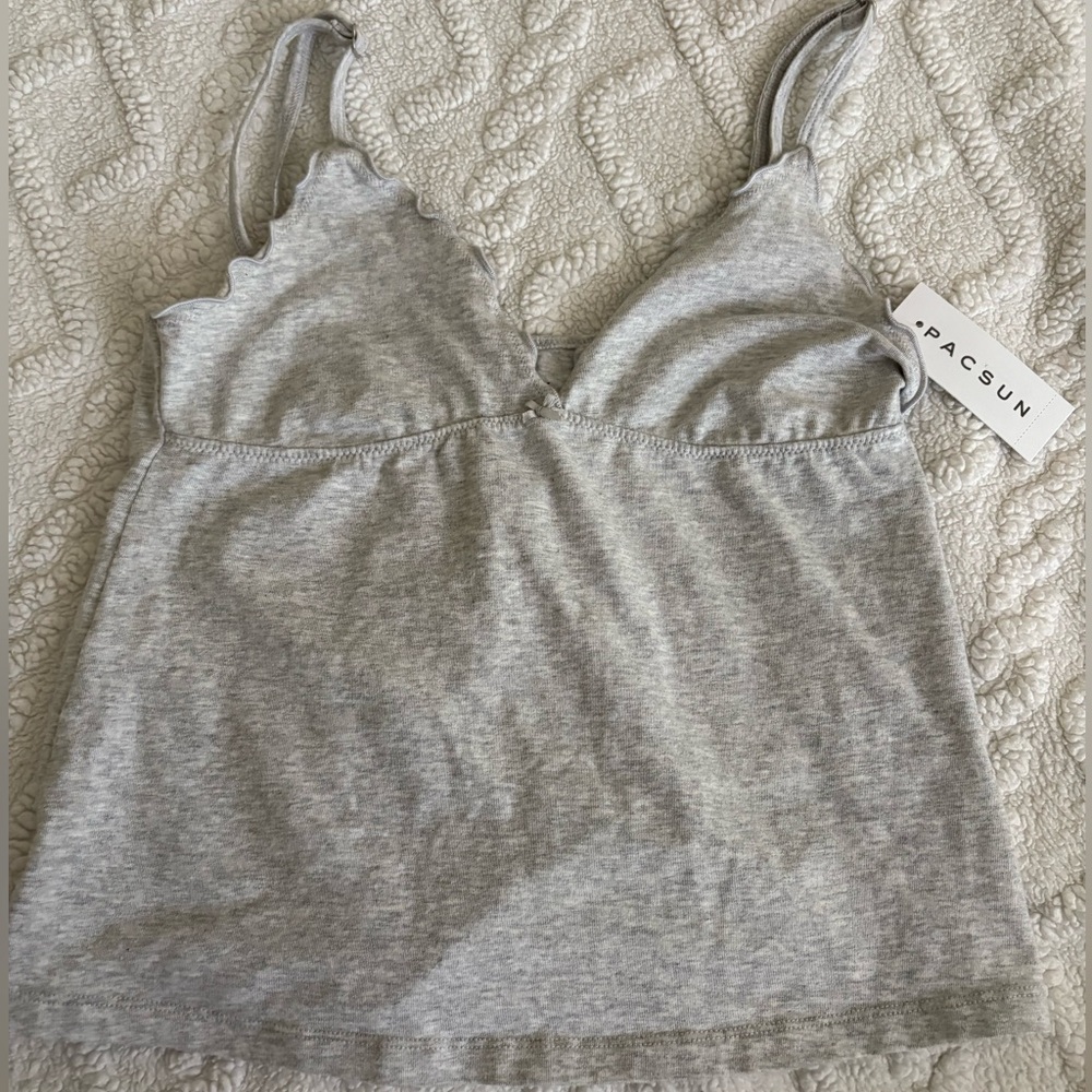 Brandy Melville Grey Tank Top